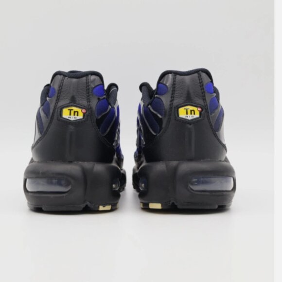 Nike Air Max Plus Premium Shoes Black Racer Blue PRM "MULTIPLE SIZE" - Picture 6 of 8